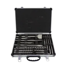 Jogo de Talhadeiras Ponteiros e Broca com Maleta 18 Peças - HT