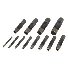 Jogo de Vazadores de Aço de 4 a 32 mm com 12 peças - Vonder