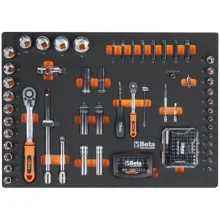 Jogo de Ferramentas 196 Peças P/ Carro RSC24 - Beta