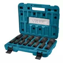 Jogo Soquete de Impacto 10 a 32mm Sext Enc 1/2" Longo 14PC - Makita