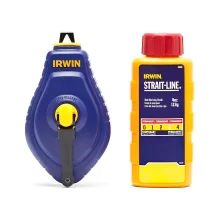 Kit Giz Vermelho Speedline 30m + Jogo de Carretel de Linha - Irwin