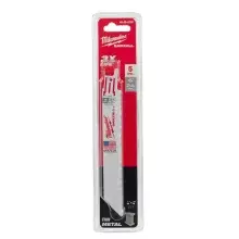 Lâmina de Serra Sabre 6" com 24 Dentes 5 Peças - Milwaukee