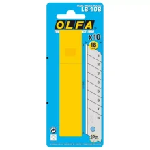 Lâmina Estilete 18 mm LB-10B com 10 Peças - Olfa