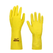 Luva de Látex Multiuso  Amarela Tamanho P - Volk