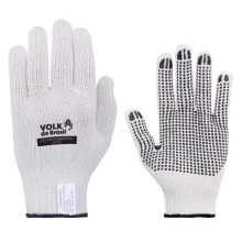 Luva de Malha Pigmentada 4 Fios Branca - Volk