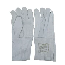 Luva de Raspa Reforçada Cano Longo 15 cm - Luveq