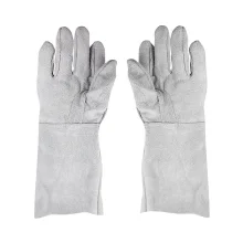 Luva de Raspa Reforçada Cano Longo 20 cm - Luveq