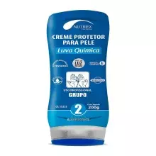 Luva Química 200 Gramas Azul Grupo 2 - Nutriex
