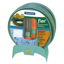 Mangueira de Borracha para Jardim 1/2" com 20 metros e Suporte - Tramontina