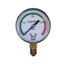 Manómetro para Prensa Hidráulica 30 Toneladas - Ribeiro