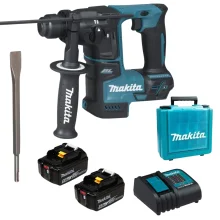 Martelete Perfurador 18V 2Bat e Talhadeira Sds Plus - Makita