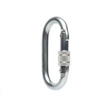 Mosquetão Oval em Aço com Rosca - MGCINTO