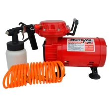 Moto Compressor Ar Direto JETMIL-S 1/3CV 127/220V C/ KIT 7 Acessórios - Motomil