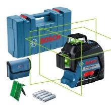 Nível a Laser com 3 Linhas 360 GLL-80G Verde - Bosch