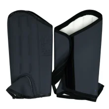 Perneira de Bidim com 3 Talas com Velcro Cinza - J&G