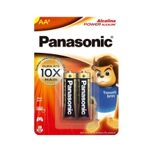 Pilha Pequena Alcalina com 2 Peças AA - Panasonic