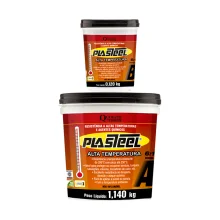 Plasteel Alta Temperatura 6:1 com 1,26kg - Quimatic Tapmatic