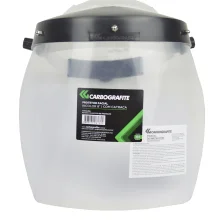 Protetor Facial CG Incolor 8" com Catraca - Carbografite
