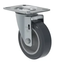 Rodízio Giratório 4" Roda PVC Capacidade 65Kg - Schioppa
