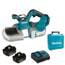 Serra Fita á Bateria 18v DPB182Z com 2 Baterias - Makita