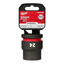 Soquete Impacto Sextavado 24 mm Encaixe 3/4" - Milwaukee