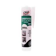 Silicone Acético Preto 250 gramas - Orbi