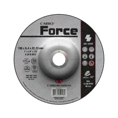 Disco de Corte 7" x 1/4" x 7/8" Carboforce - Carborundum