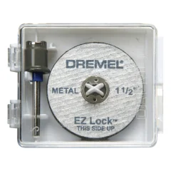 Disco de Corte 1.1/2" EZ LOCK EZ406 5 Peças com Adaptador - Dremel