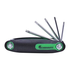 Jogo de Chave Torx Canivete T9-T40 com 8 Peças - Carbografite