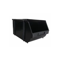 Caixa Plástica Porta Componentes Preta Nr. 5 - Siplas