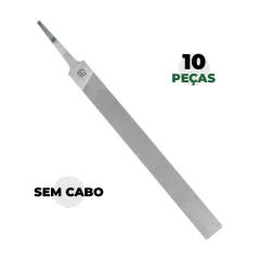 Lima Chata Bastarda 8" com 10 Peças - Pferd