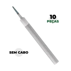Lima Meia Cana Bastarda 10" com 10 Peças - Pferd
