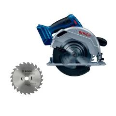 Combo Serra Circular 18V GKS18V-57 e Serra Circular Wídea 24 Dentes - Bosch