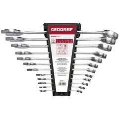 Jogo de Chave Combinada 6 a 22 mm com 12 Peças - Gedore Red