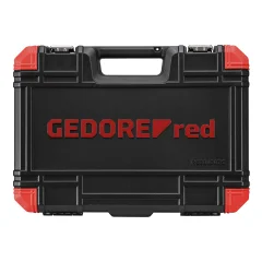 Jogo de Soquetes Torx com 16 Peças E10-24 e T30-70 Encaixe 1/2" - Gedore Red