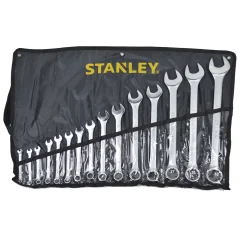 Jogo de Chave Combinada 6 a 32 mm com 15 Peças - Stanley