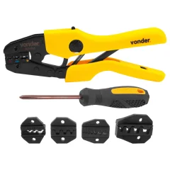Alicate Crimpador Prensa Terminal 5 em 1 AP510 - Vonder