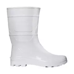 Bota de PVC com Cano Médio Branca N° 40 - Cartom