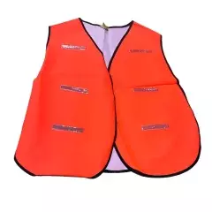 Colete Refletivo Tipo Blusão Laranja Sem Bolso Tamanho G - Maicol
