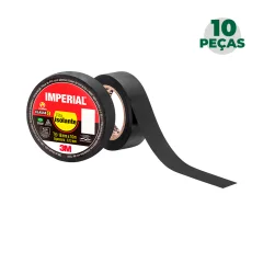 Combo Fita Isolante Imperial 18 x 10m Preto com 10pçs - 3M