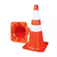 Cone para Sinalização Laranja e Branco de 75 cm - Atc 360