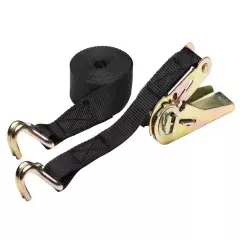 Conjunto Catraca e Cinta para Amarração de 4 metros x 25 mm com Gancho tipo J - Rodocordas