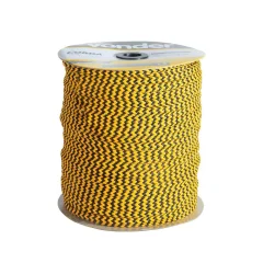 Corda Sinalizadora 12 mm Amarelo com Preto 150 Metros Vonder