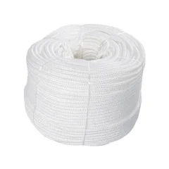 Corda Trançada 12 mm Pet Branco - Rodocordas