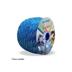 Corda Trançada PP 12 mm Multicolor rolo com 140 metros - Riomar