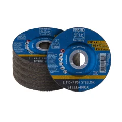 Disco de Desbate 4.1/2" x 1/4" x 7/8" PSF STEELOX com 10 Peças - Pferd