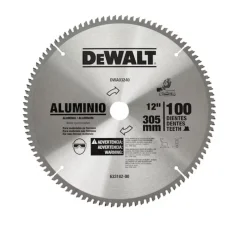 Disco de Serra Circular Alumínio 12" com 100 Dentes - Dewalt