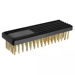 Escova Manual de Aço de Carbono sem Cabo - Paraboni
