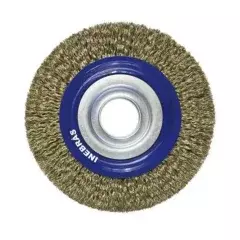 Escova Ondulada de Aço de Carbono 6 x 3/4 x 1.1/4" Premium - Inebras