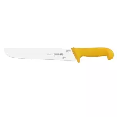 Faca de Cozinha Fio Liso Amarela 5530-6 - Mundial